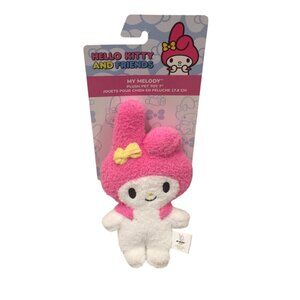 HELLO KITTY AND FRIENDS MY MELODY Character 8" Plush Dog Toy